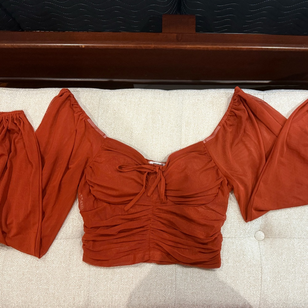 Rust Orange Top